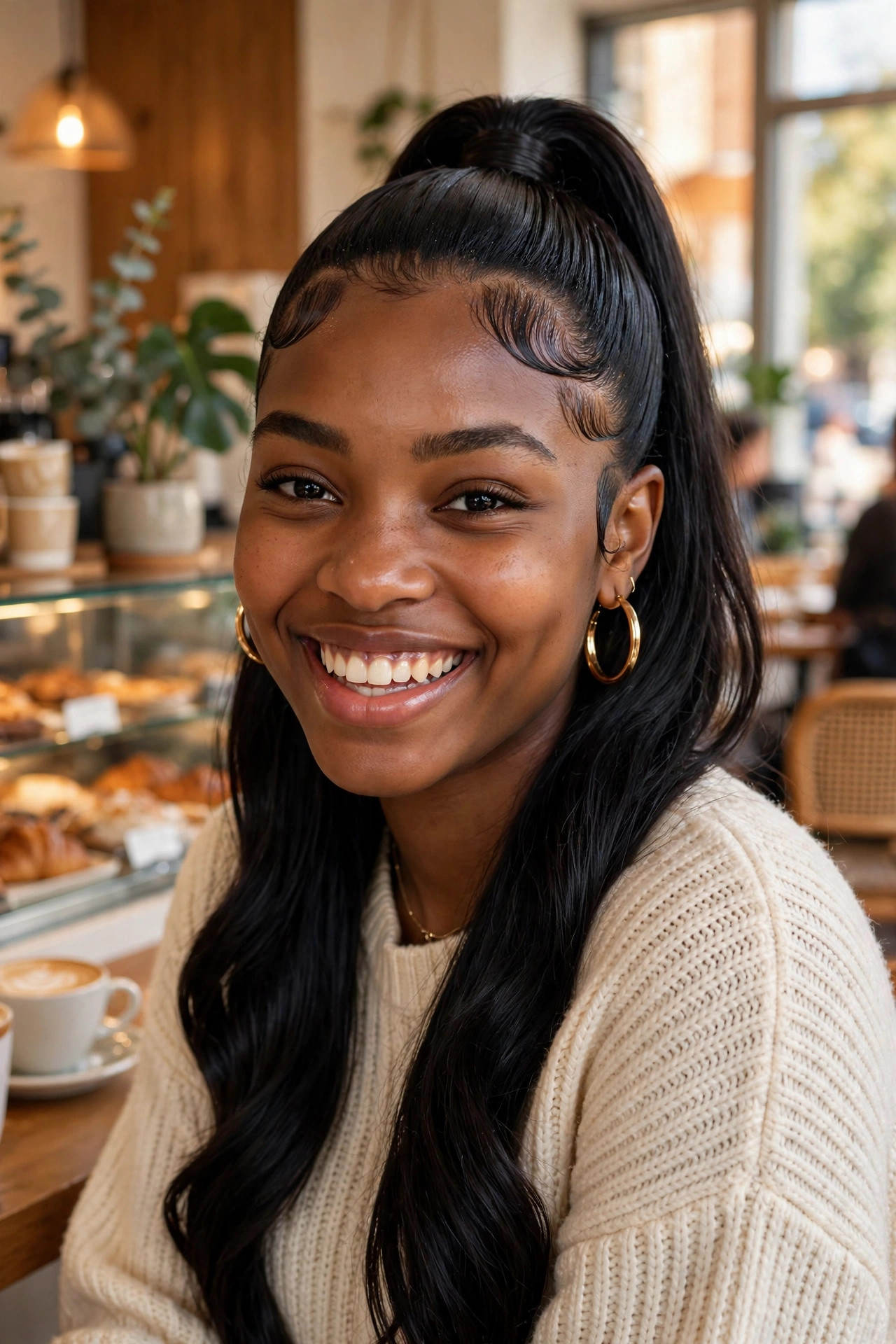 half up half down hairstyles black women