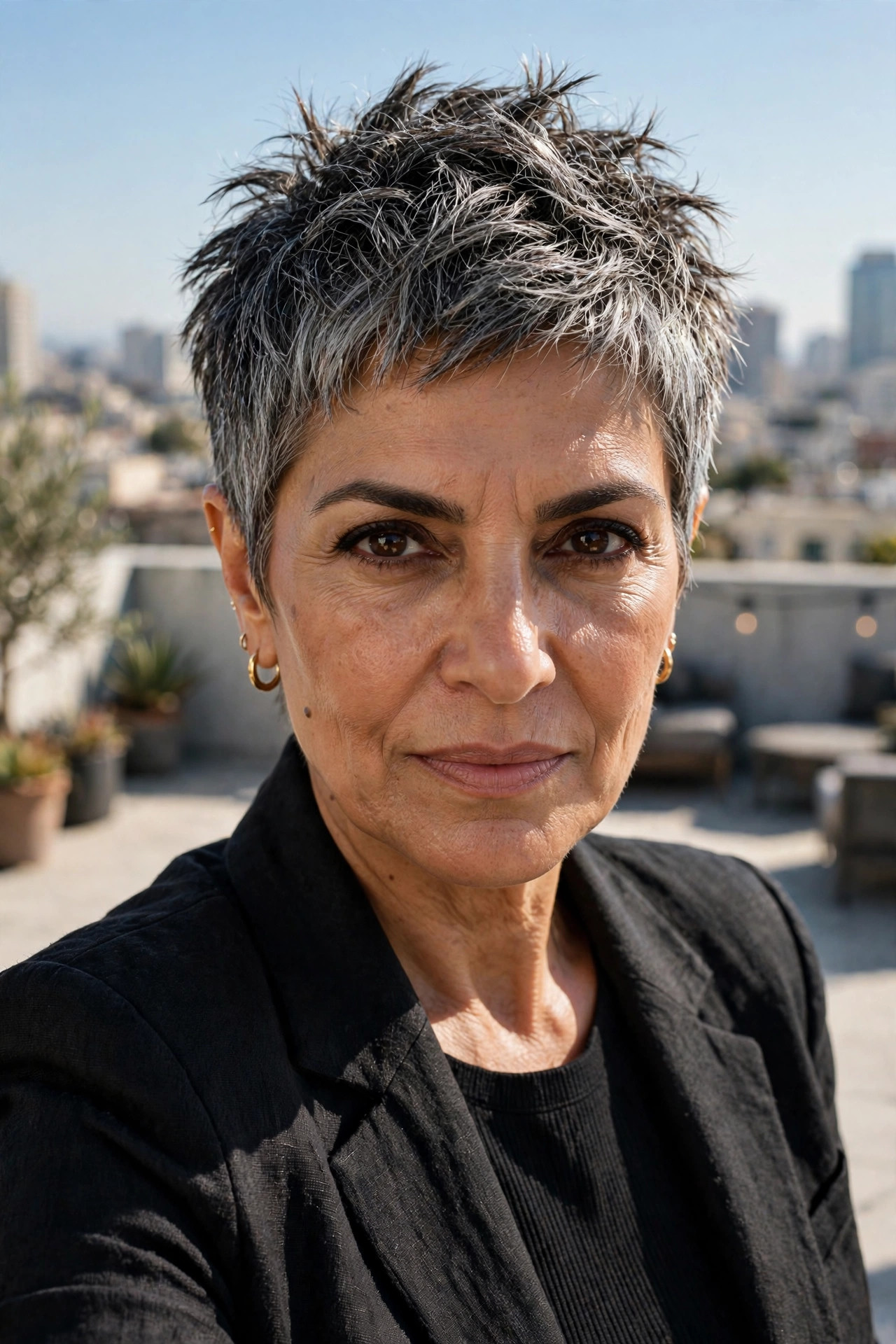 cropped textured pixie from the best haircuts for women over 50
