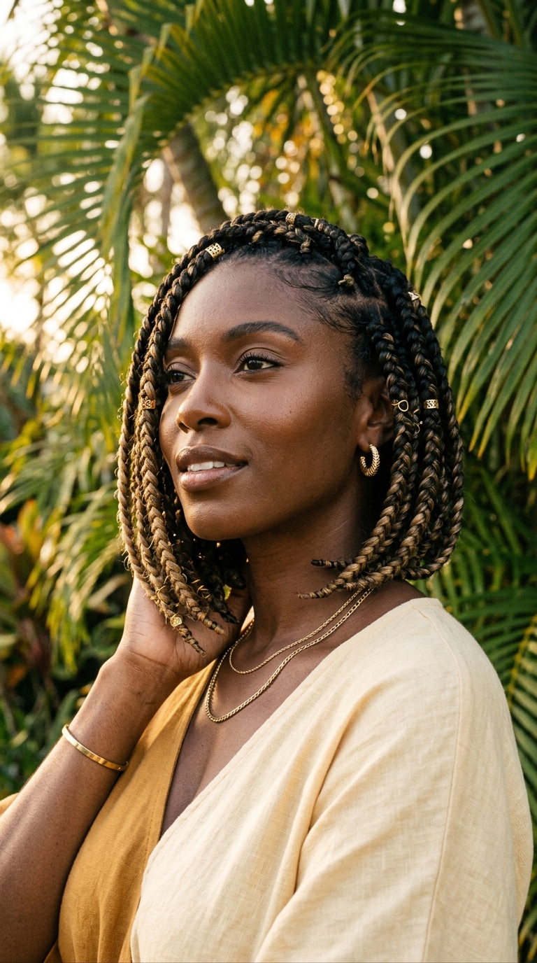 Short Braided Hairstyles for Black Women