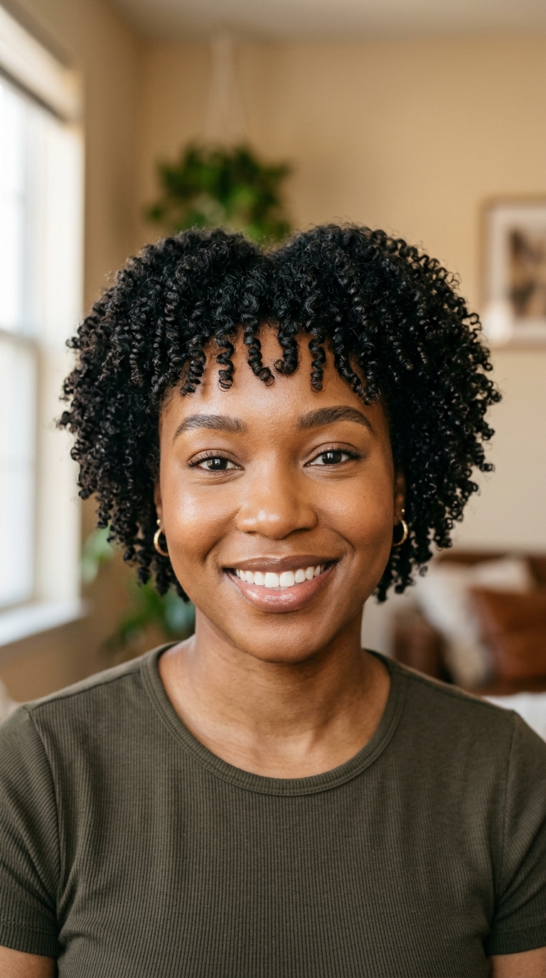 Short 4C Natural Hairstyles