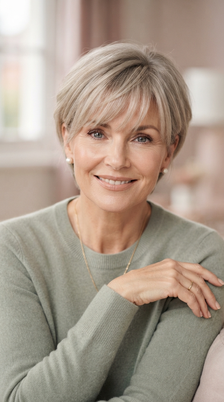 Short Hairstyles for Women Over 50