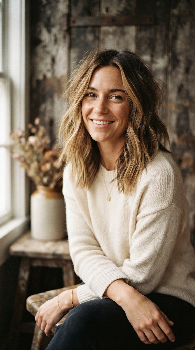 Short Haircuts for Round Faces