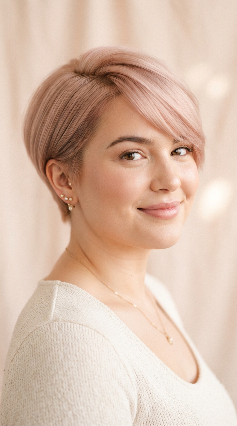 Short Haircuts for Chubby Faces