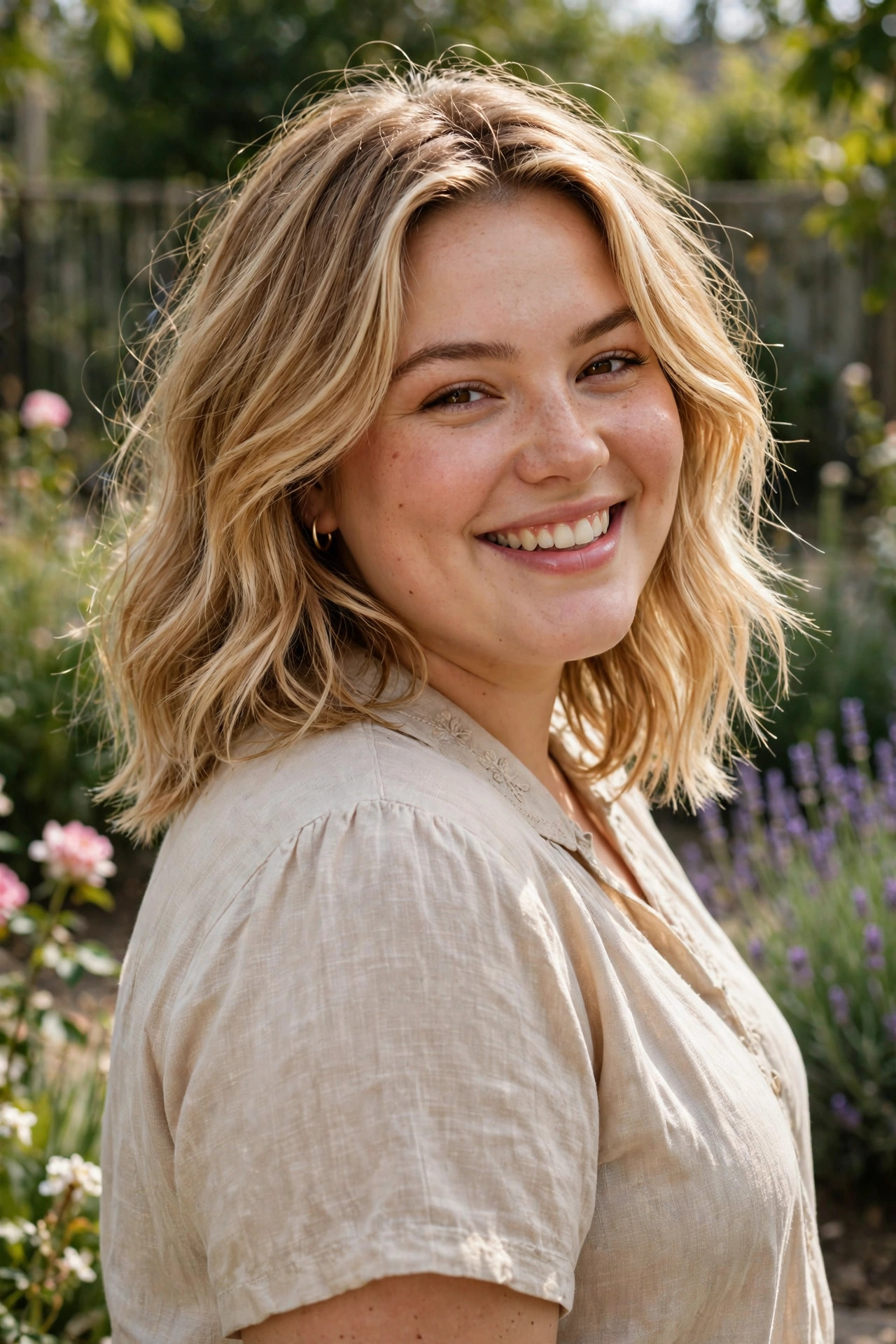 layered shoulder cut plus size hairstyles double chin