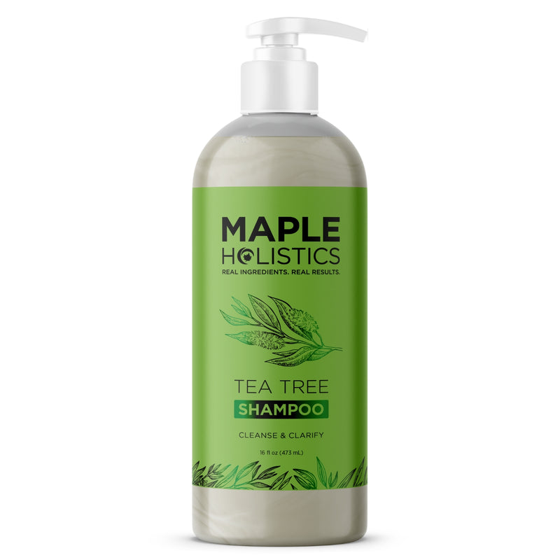 Maple Holistics tea tree shampoo for oily scalp