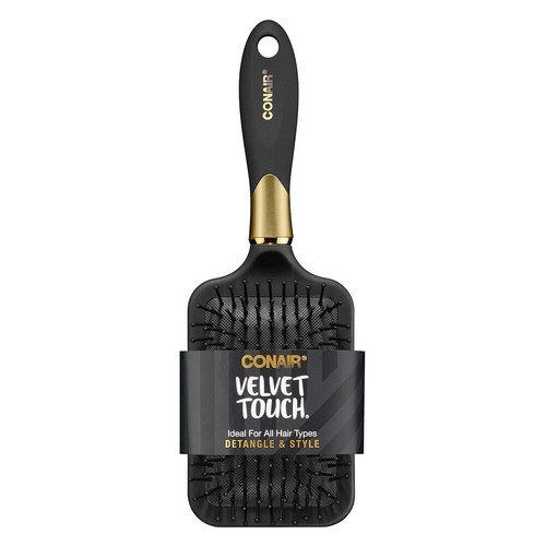 Conair Velvet Touch Paddle Brush - best paddle hair brush for detangling