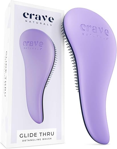 Crave Naturals Glide Thru Brush - best affordable detangling hair brush