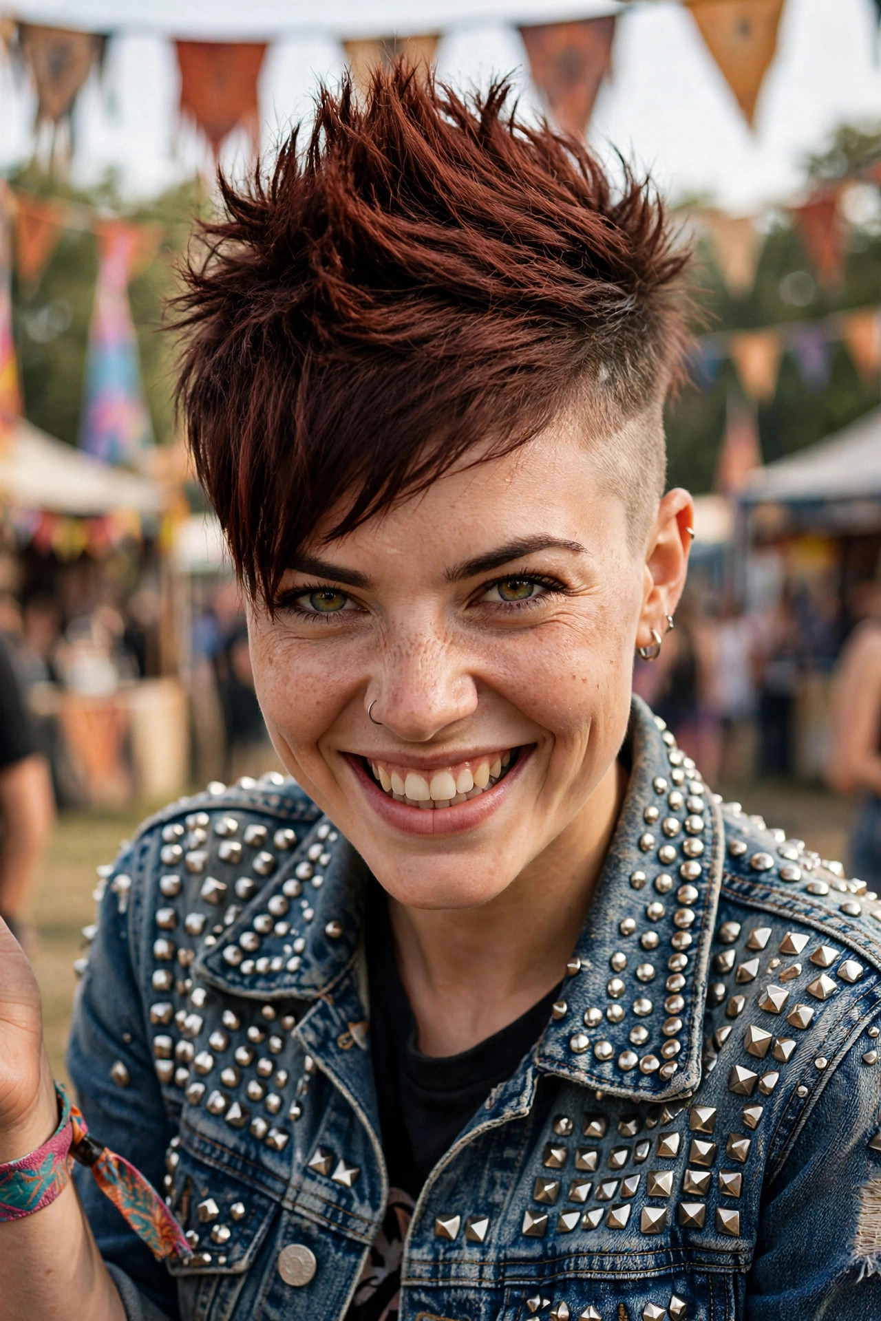 Mohawk-inspired crown in these edgy pixie haircuts