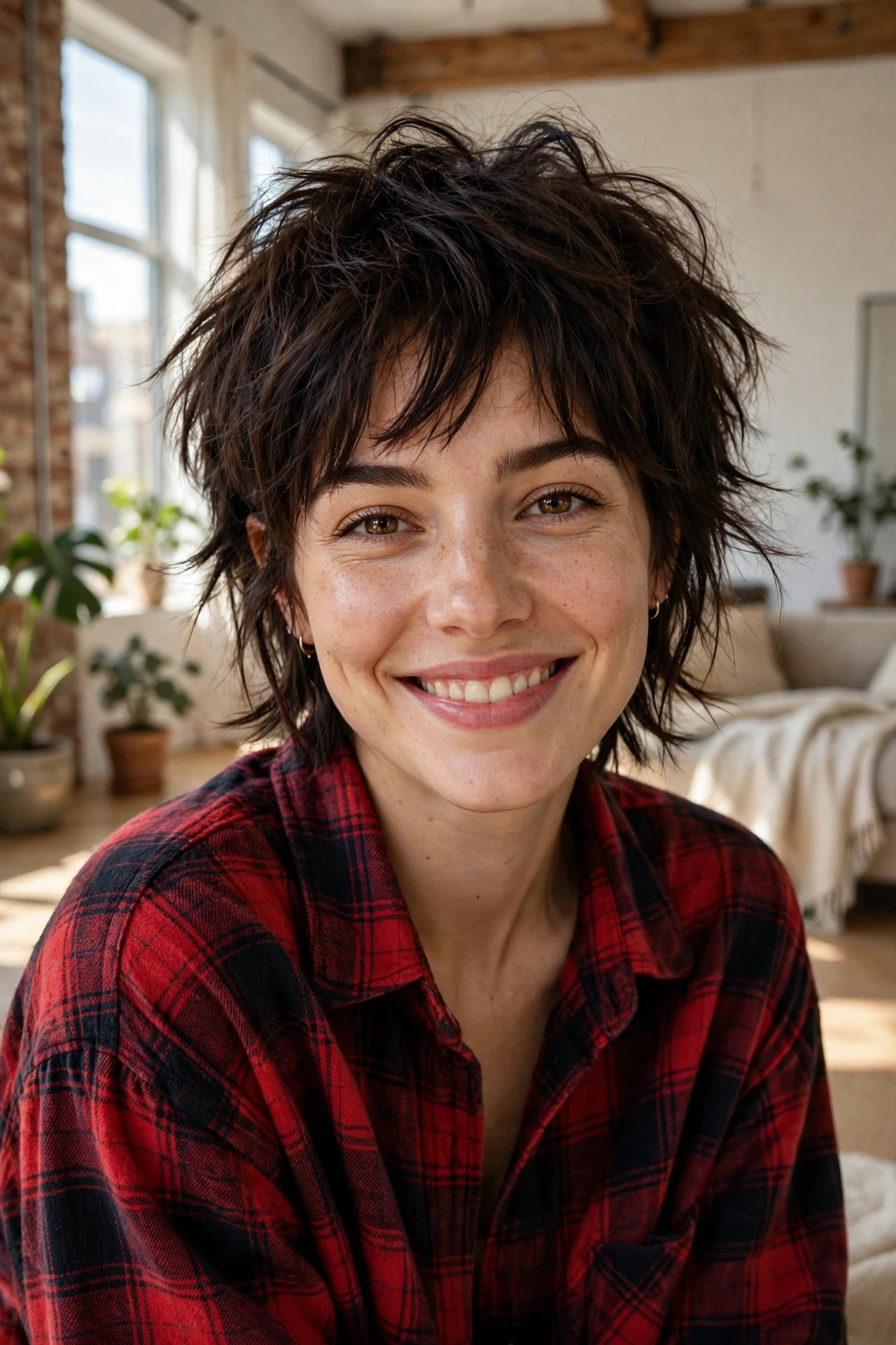 Tousled grunge layers among edgy pixie haircuts
