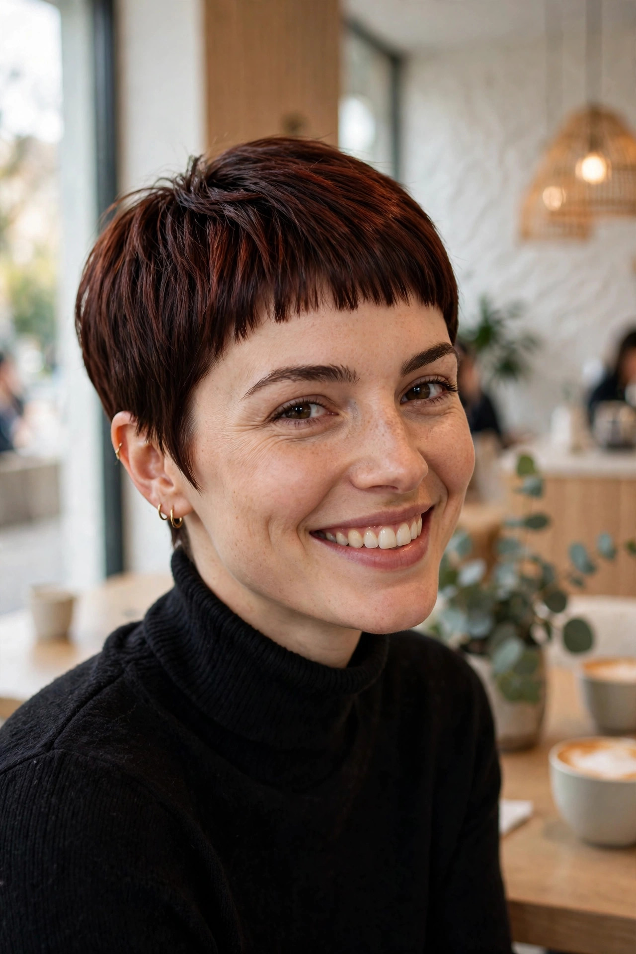 Micro fringe edge with a daring attitude