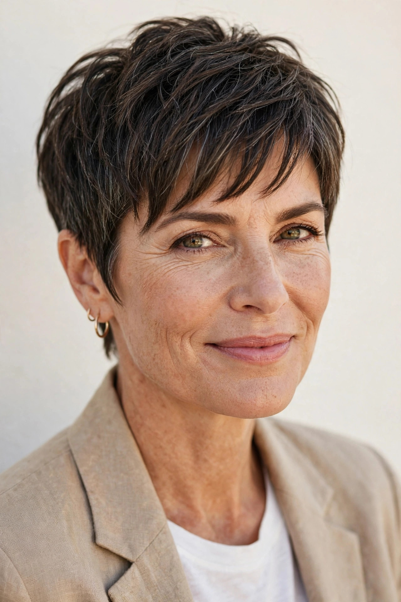 fun short hairstyles for women over 40