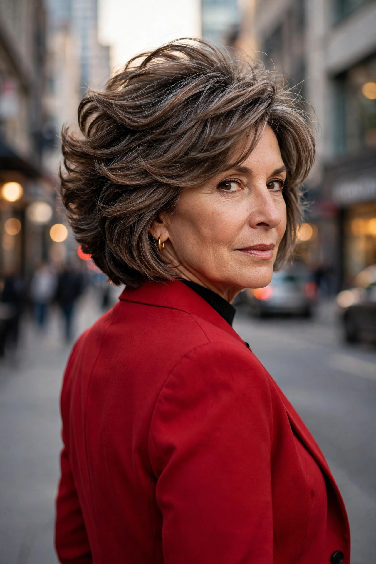 Inverted bob with stacked back volume