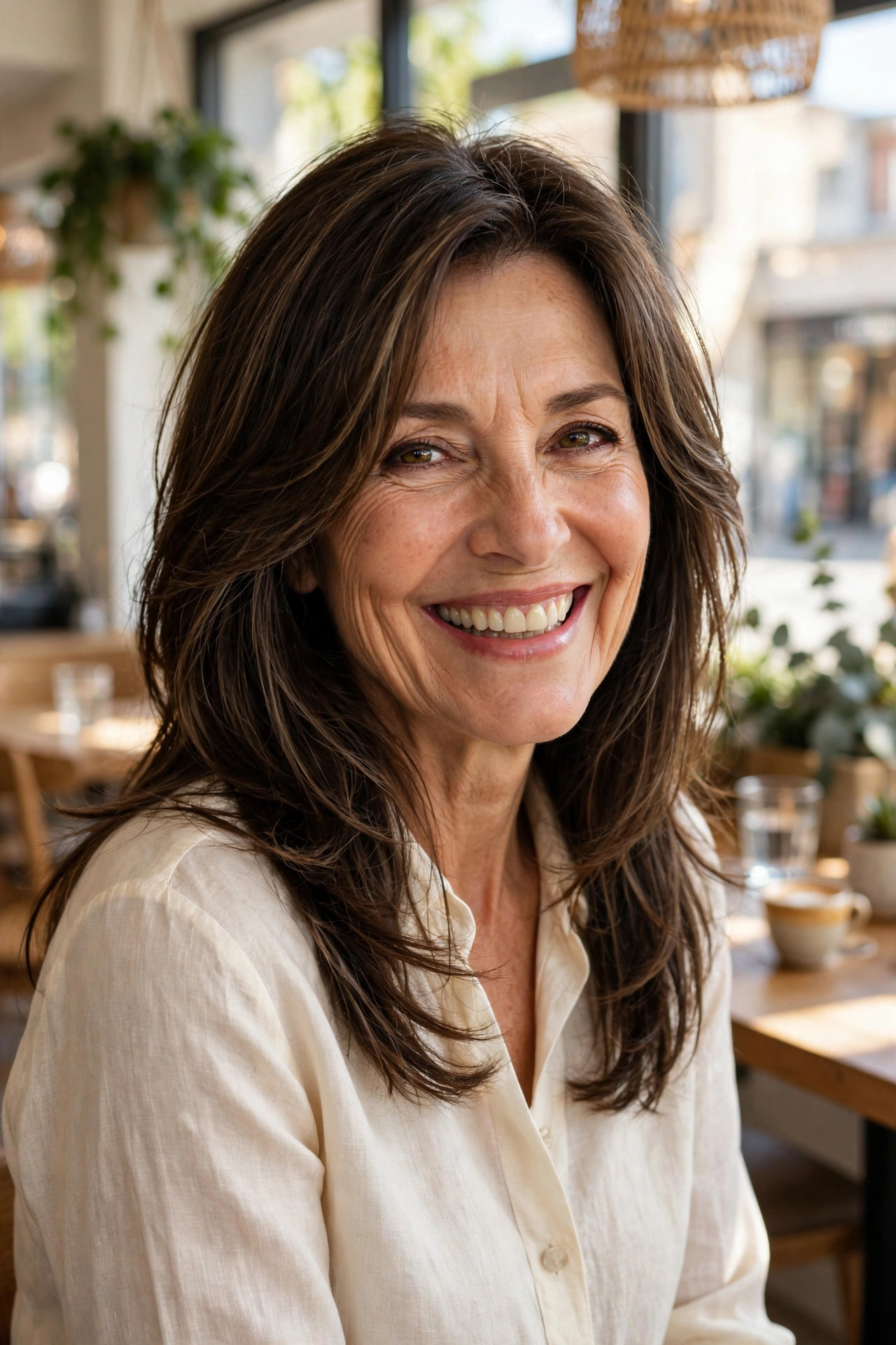 long hairstyles for women over 50