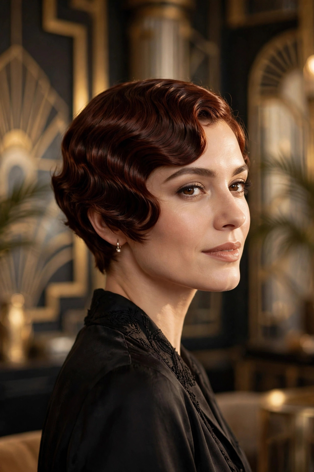 long pixie haircuts with finger waves